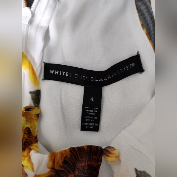 WHBM Ruffle Halter Midi Dress - Picture 8 of 8